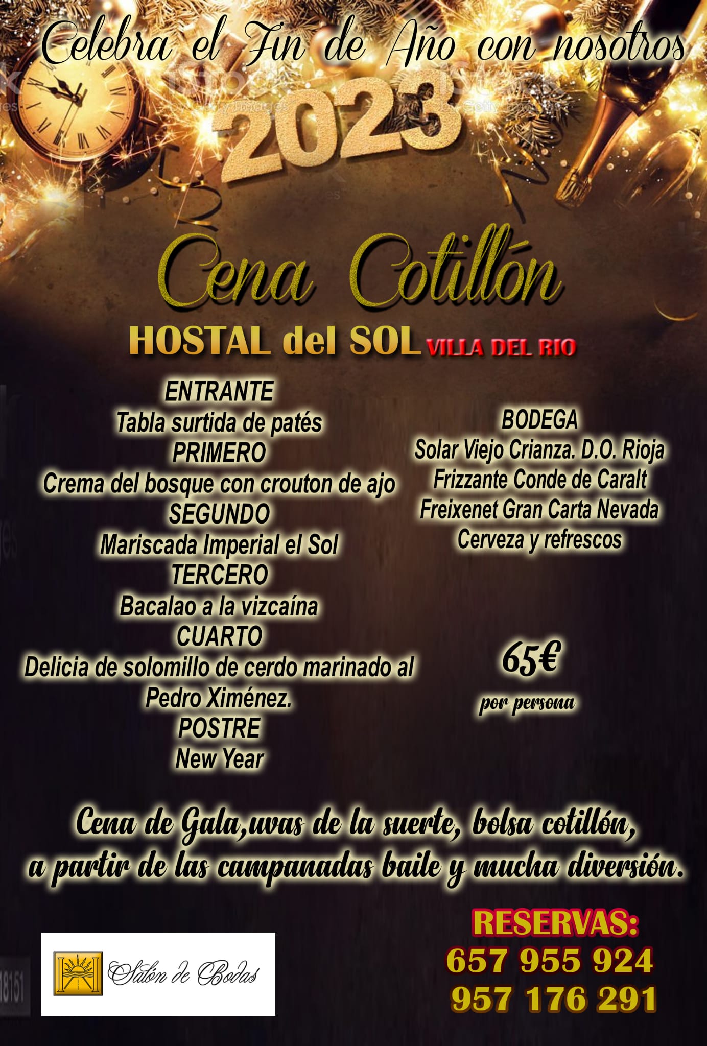 cena nochevieja 2022 cordoba